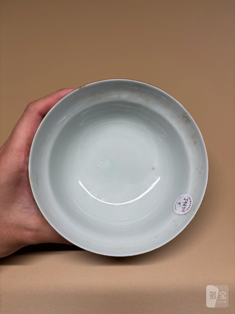 清宣统 粉彩花卉纹盖碗 - 图6